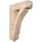 Ekena Millwork Thorton Arts & Crafts Smooth Bracket, Douglas Fir, 5 1/2"W x 22"D x 30"H BKT06X22X30THR03SDF - alternate 1